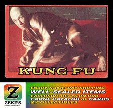 1973 Topps Kung Fu #56 Caine on right elbow on floor picture