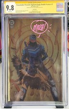 Peacemaker Vigilante Eagly #1D  Virgin Foil CGC 9.8 SS Signed & Sketch Top Pop picture