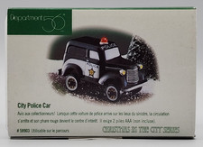 Dept 56 Christmas in the City Series City Police Car #56.58903 Track Compatible picture