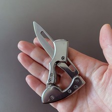 Mini Folding Pocket Knife Stainless Steel Outdoor Camping EDC Fruit Knife picture