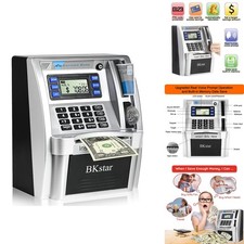 BKstar Talking ATM Piggy Bank Kids Onekey Shutdown And Power-Off Memory YUYIN-01 picture