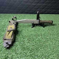 US Army M 9 Bayo Knife w/ Multifuncitonal Sheath Blade Stainless Steel - Repro picture