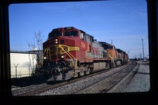 Railroad Slide - BNSF #784 Locomotive Stockton CA 2009 Freight Train Vintage 2 picture