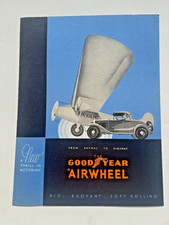 1920's Goodyear Airwheel Airplane Tire Sales Brochure picture