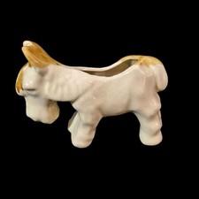 Vintage Ceramic Donkey Planter MCM 3.5