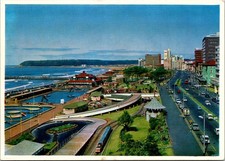Postcard Durban South Africa City Scene Marine Parade And Children's Playground picture