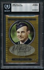 Jimmy Doolittle signed autograph Distinguished Service Custom Cut Card BAS Slab picture