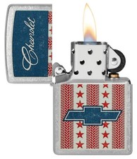Zippo Chevrolet® Stars and Stripes Color Image Street Chrome 46783 picture