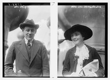 Photo:James Hope-Nelson Isabel Valle Bride Groom 1913 Portrait picture