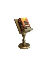 Splendid Holy Bible complete KJV w/ golden-painted wood pedestal hardcover 440pg picture