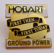 Hobart Ground Power Lapel Pin Vintage Aviation Ground Support First picture