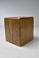Vintage OAK WOOD KLEENEX TISSUE BOX COVER SQUARE #09187 picture