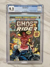Ghost Rider #2 CGC 9.2 1973 1st App Daimon Hellstrom 1st Cameo Son of Satan picture