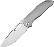 Artisan Keras Framelock Gray Titanium Folding S35VN Pocket Knife 1880GGY picture