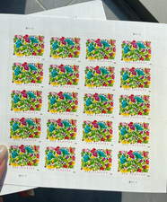 2024 USPS 5 SHEETS OF 20 FIRST CLASS LETTER STAMPS CELEBRATION BLOOMS picture