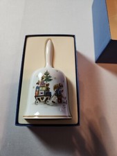 Vintage Schmid 1980 'Parade Into Toyland' Christmas Bell by Sister Berta Hummell picture