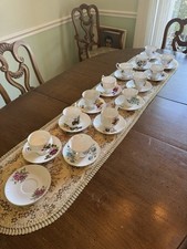Teacups And Saucers 13 In All Matching. Excellent Condition. $100. Plus Shipping picture