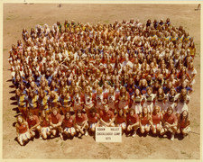 Vintage Cheerleader Camp Squaw Valley - 1975 Original Snapshot Photo picture