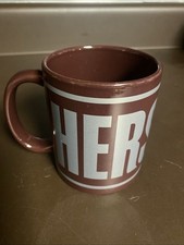 Hersey's Chocolate Ceramic Coffee, Tea , Hot Choc Mug Cup Brown Galerie 3.75