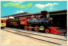 The Chattanooga Choo-Choo Engine At Terminal Station 1880 Vintage Postcard TPQ29 picture