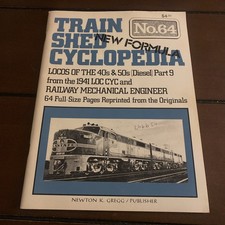 Vintage Railroad Book:  Train Shed Cyclopedia #64 Amazing Condition picture