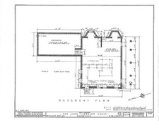 Photo:Somerville New Jersey John Lindsley House 1930s basement plan HABS picture