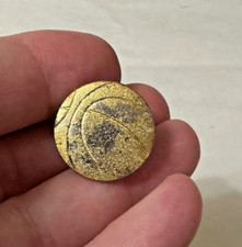 Vintage Basketball Gold-Tone High School Letterman’s Jacket Sports Pin picture