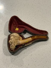 Vintage Meerschaum Pipe With Case picture