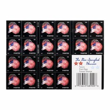 USPS THE STAR SPANGLED BANNER BOOKLET OF 20 FIRST CLASS LETTER STAMPS picture