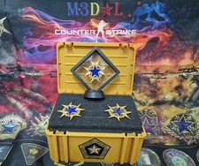 CS GO Game Counter-Strike:GlobalOffens Collectable REAL 3D Service Medal 2015 picture