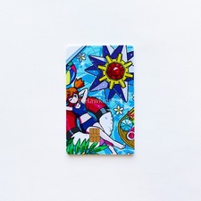 Misty Starmie V TG Card Skin – Vinyl Debit Sticker Pokémon Trainer Small Chip picture