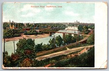 Raccoon River Des Moines Iowa IA Baker Trisler Posted 1909 UDB  Postcard picture