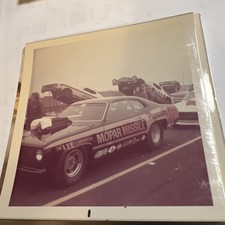 Vintage Drag Racing Photo 3.5” X 3.5” 1970’s picture