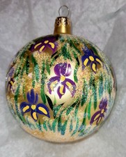 Radko Iris Dreams Christmas Ornament Ball 96-197-0 EUC picture
