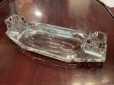 Antique Candle Holder - 2 Candles Baccarat Crystal  France - Signed - Small Chip picture