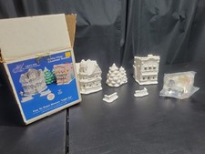 Vintage New California Creations Christmas Holiday Village  Chestnut Ave NOS  picture
