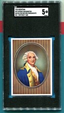 GEORGE WASHINGTON 1933 REEMTSMA GESTALTEN DER WELTGESCHICHTE #99 SGC 5 picture