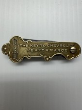 Vintage CHEVROLET Auto Multi Pocket Tool Key To Performance Truck Mechanic Rare picture