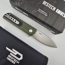 Bestech Pebble Folding Knife VG10 G10 Flipper Liner Lock BG07A picture