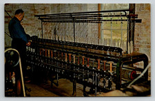 Vintage 1964 Watkins Mill MO Postcard Ply Twister Woolen Textile Machinery Shop picture