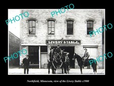 Northfield Minnesota View Of The Livery Stables c1900 Old Large Historic Photo picture