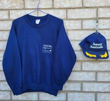 Vintage Ansett Australia Sweater And Hat Rare One Of A Kind Collectible Items picture