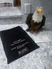 Steiff North American Bald Eagle Exclusive 2015 Mint in Bag & COA No.00857 picture