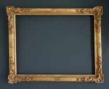 Cartapesta Gold Plated Frame / Paper Mache / Paper Mache - 18th century - Rococo picture