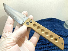 NMB *Heavy Metal* Chop 2 Bronze NMB2403B San Mai Tanto (7.5 Ounce) Blade Knife picture
