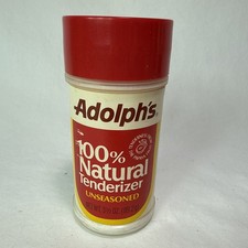 1990’s vintage adolph’s 100% natural tenderizer unseasoned VTG Kitchen Decor HTF picture