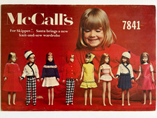 Vintage 1965 McCall's Skipper Barbie Doll Clothing Pattern Store Display *RARE* picture