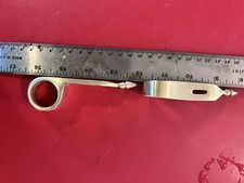 BRASS ring Finger  Guards Bolster Bowie KNIFE Making tombstone Lot Of 2 picture