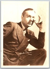 Vintage Charles Boyer Signed Photo Portrait 5x7 Gaslight Movie Star picture