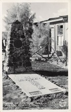 RPPC Salome Arizona Dick Wick Hall Tomb Cemetery Photo Postcard I41 picture